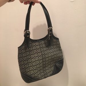 Coach two-tone shoulder bag
